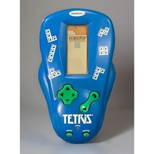 VTG TETRIS Radica Handheld Electronic Arcade Video Game 2000 Tested WORKS! NICE!